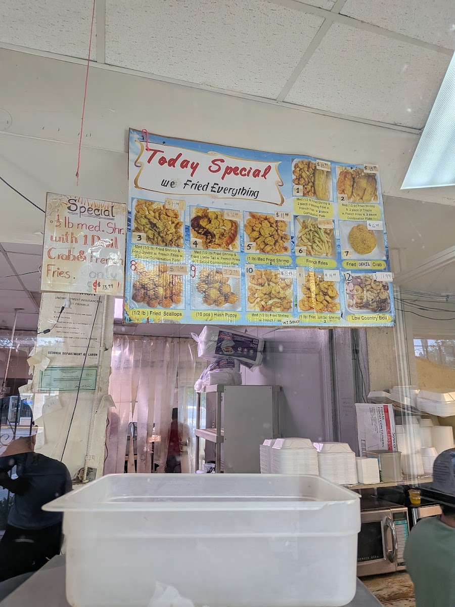 Linda's Seafood Market Menu - Image 1